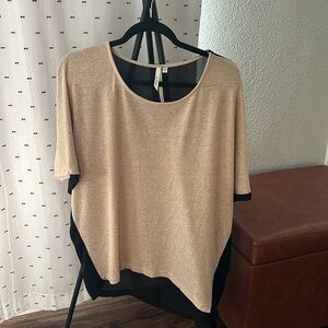 Bellatrix Hi-Lo Two-Tone Blouse